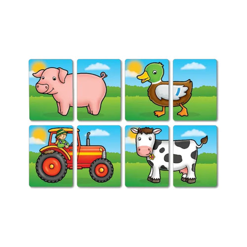 Farmyard Heads & Tails – gyvūnų jungimo žaidimas vaikams