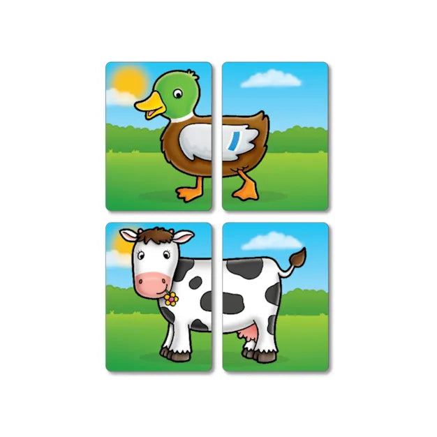 Farmyard Heads & Tails – gyvūnų jungimo žaidimas vaikams