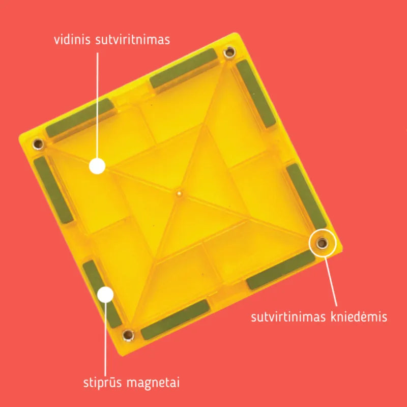 IMANIX Classic magnetinis konstruktorius (60 el.) – lavinamasis konstruktorius vaikams