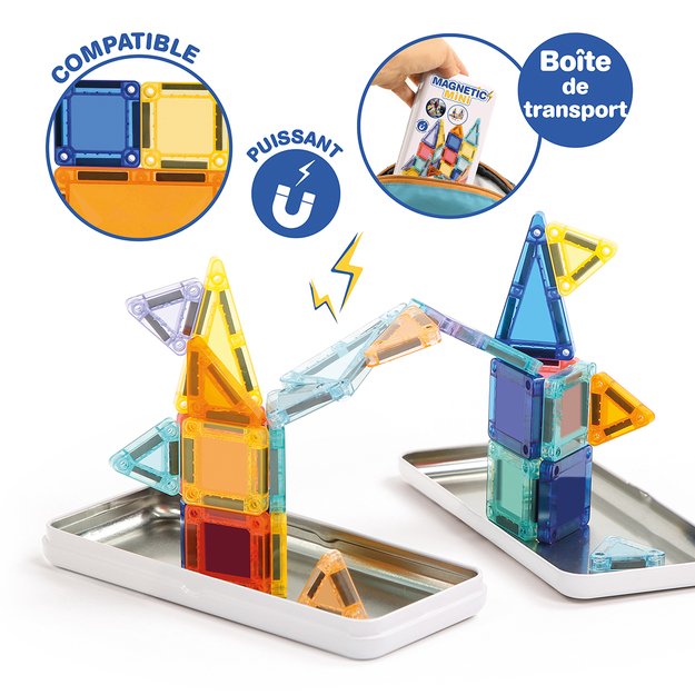 LUDI magnetinis konstruktorius – mini kelioninis formatas