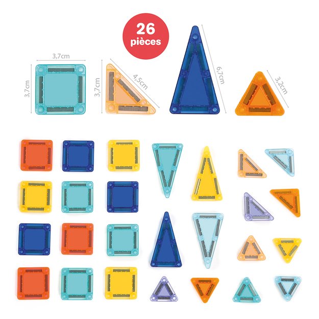 LUDI magnetinis konstruktorius – mini kelioninis formatas