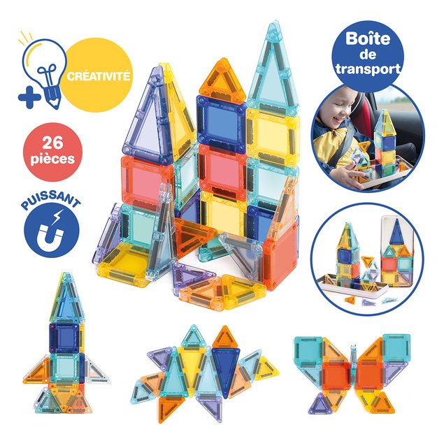 LUDI magnetinis konstruktorius – mini kelioninis formatas