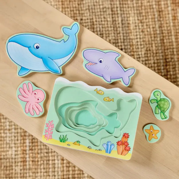 Under the Sea Puzzle –  jūros gyvūnų dėlionė vaikams