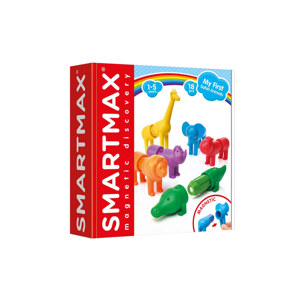 SmartMax My First Safari Animals - magnetinis konstruktorius su safari gyvūnais