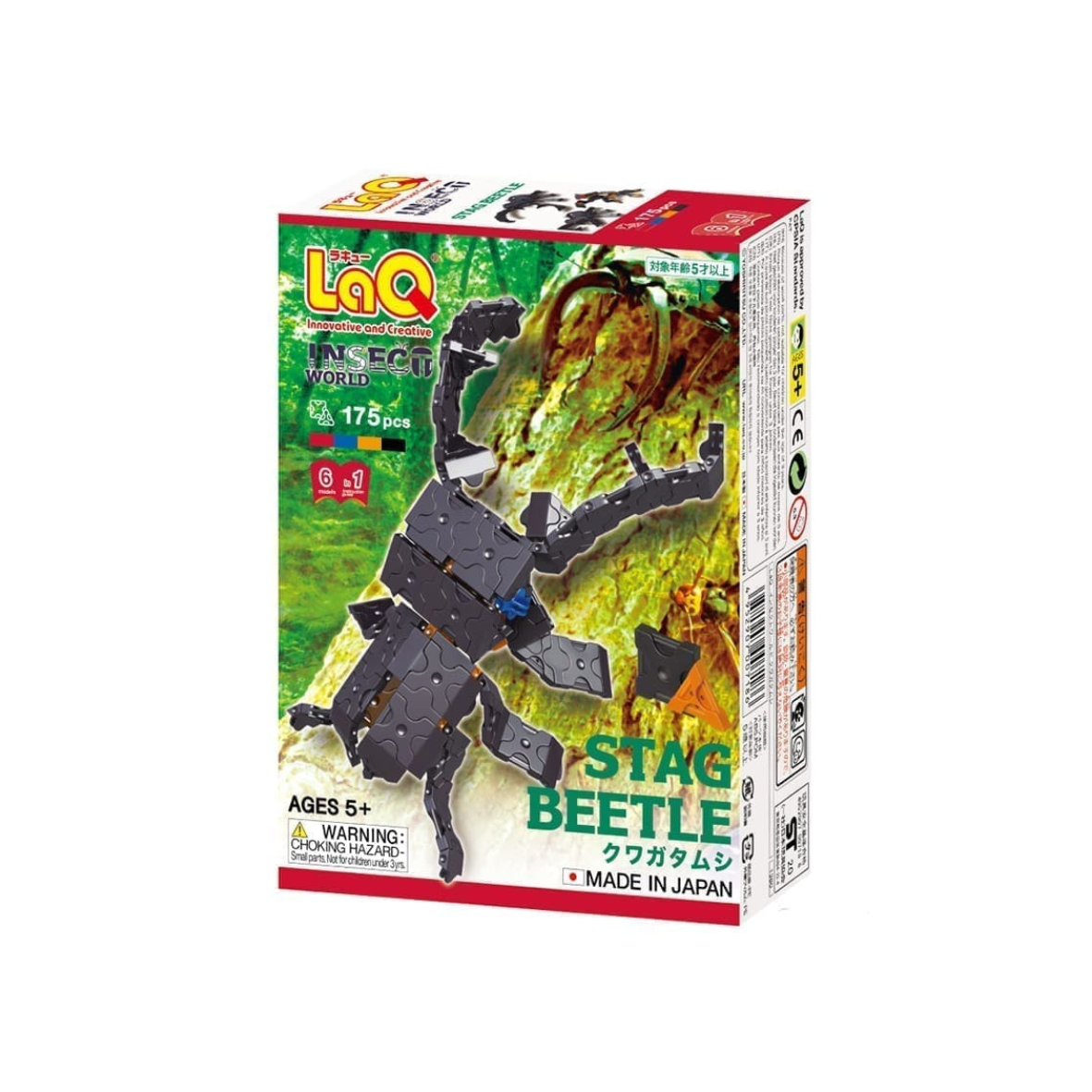 Konstruktorius LaQ „Insect World Stag Beetle”