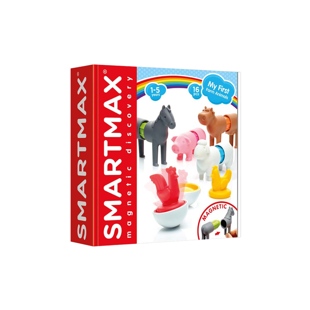 SmartMax My First Farm Animals- magnetinis konstruktorius su ūkio gyvūnais