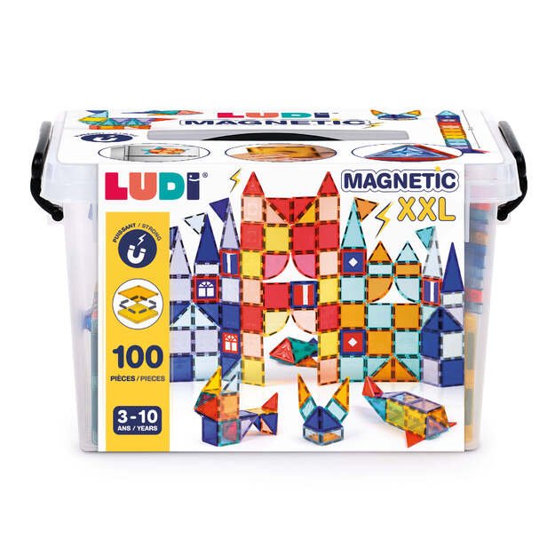 LUDI magnetinis konstruktorius XXL – didelis kūrybinis konstruktorius vaikams