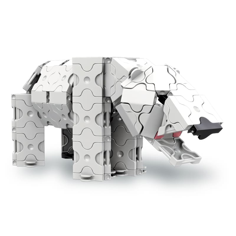 Konstruktorius LaQ „Animal World White Tiger and Polar Bear”