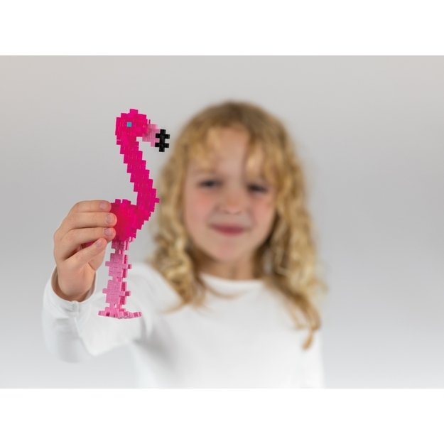 Plus-Plus konstruktorius „Flamingas“ – kūrybinis rinkinys (100 det.)