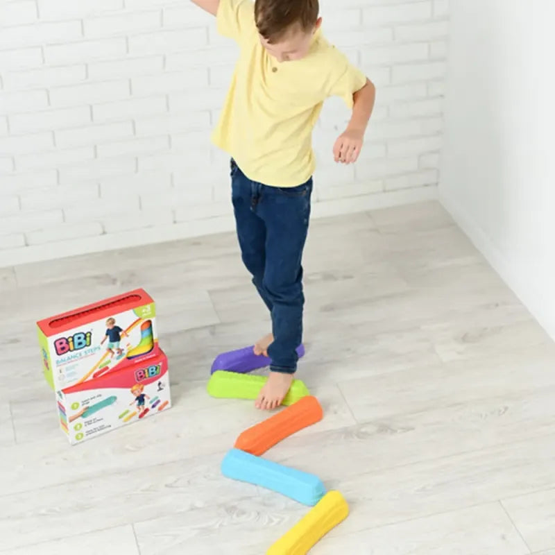 Bibi Balance Steps balansavimo takelis (6 el.) – aktyvus žaislas vaikams