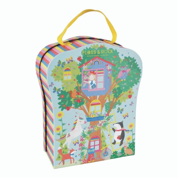 Žaidimo dėžė su medinėmis figūrėlėmis „Mini fėja“ – Floss & Rock