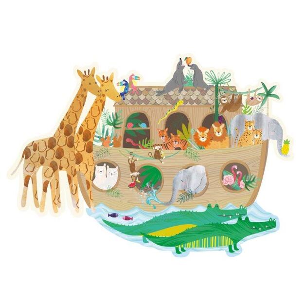 Floss & Rock dėlionė „Zoologijos sodas“ – 100 detalių