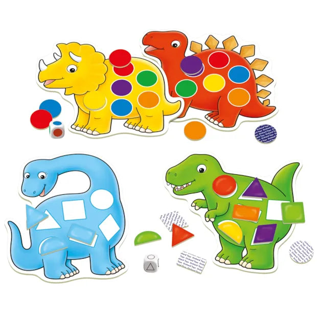 Dotty Dinosaurs - formų ir spalvų pažinimo žaidimas vaikams