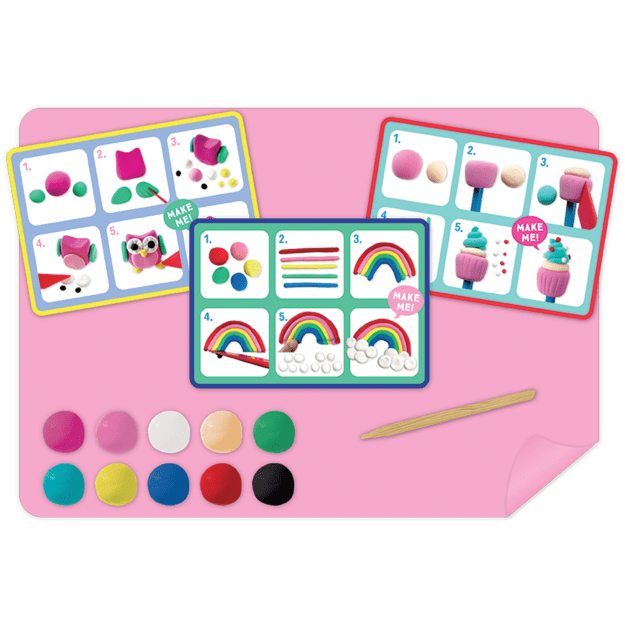 Clay & Play Rainbow Fairy – kūrybinis modelino lipdymo rinkinys vaikams
