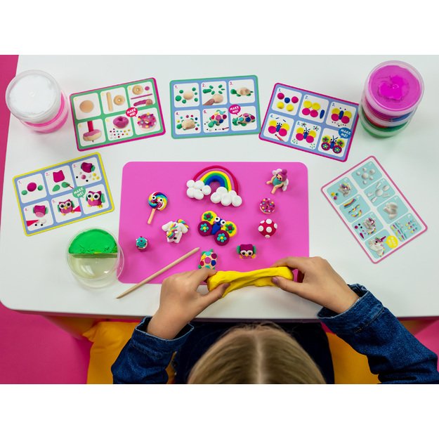 Clay & Play Rainbow Fairy – kūrybinis modelino lipdymo rinkinys vaikams