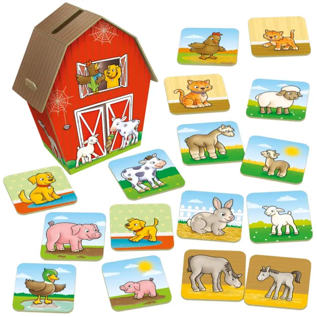 Farmyard Families - pirmasis gyvūnų derinimo žaidimas vaikams