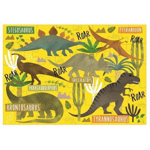 Floss & Rock dėlionė „Dinozauras“ – 40 detalių