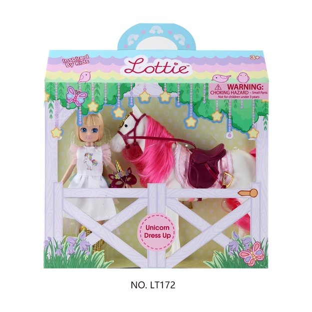 Lottie lėlė su žirgu Vienaragiu