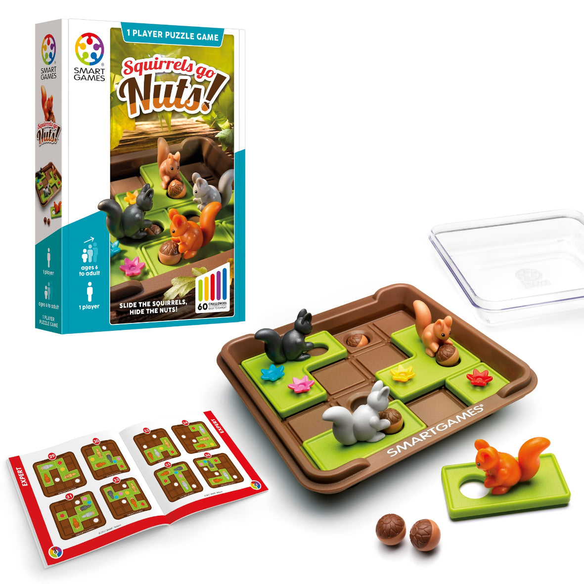 SmartGames Squirrels Go Nuts! – loginis žaidimas vaikams (6+)