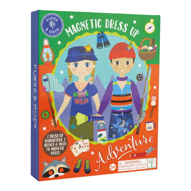 Floss & Rock magnetinis žaidimas „Aprenk lėlytes – Draugų nuotykis“